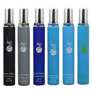 عطر جیبی مردانه دکلت مدل charmer حجم 20 میلی لیتر مجموعه 6 عددی